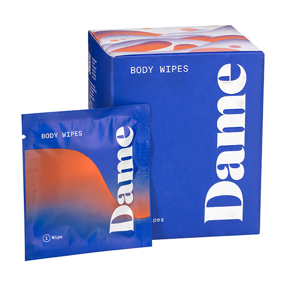 Biodegradable pH-balanced Body Wipes by Dame