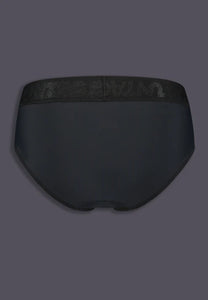 Black Tucking Bikini Briefs by UNTAG