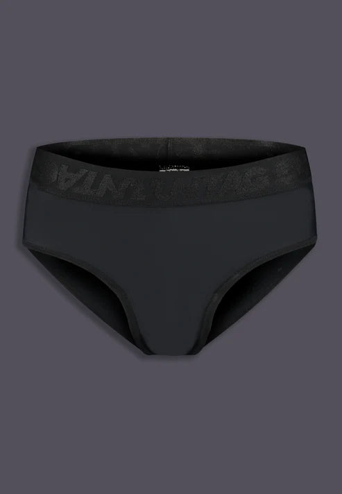 Black Tucking Bikini Briefs by UNTAG