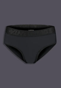 Black Tucking Bikini Briefs by UNTAG