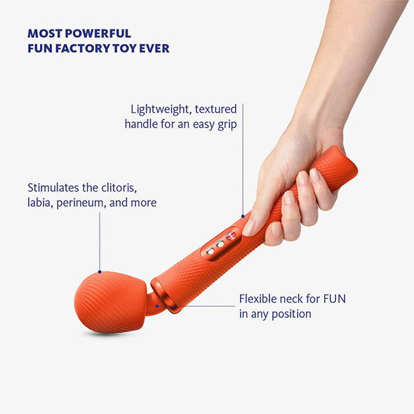 VIM Rumbly Rechargeable Wand Massager by Fun Factory