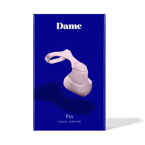 🐬 Dame Fin Finger Vibrator Ergonomic and Rechargeable