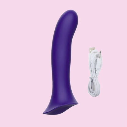 Fusion 2.0 WetForHer Silicone Harness Vibrating Dildo with Bumpy Base