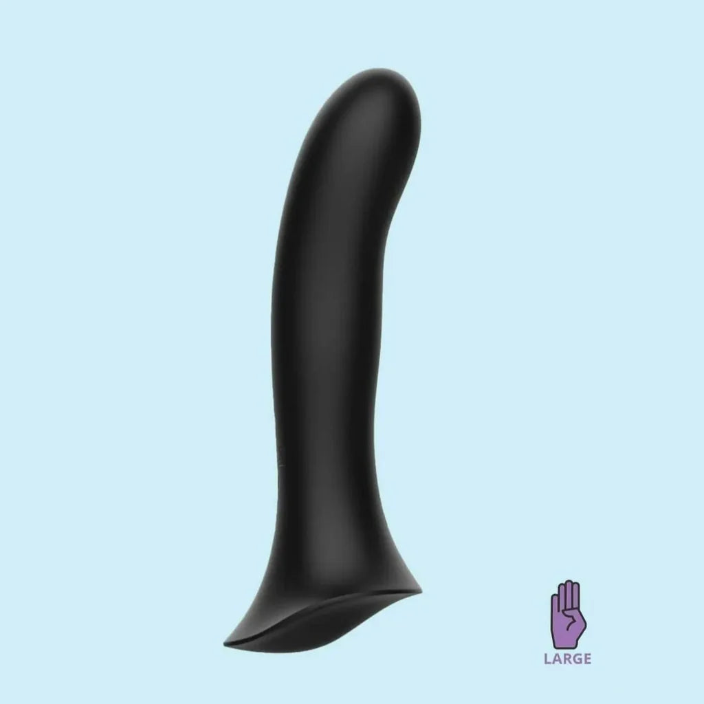 Fusion 2.0 WetForHer Silicone Harness Vibrating Dildo with Bumpy Base