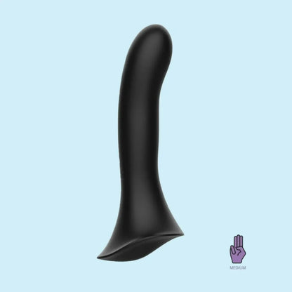 Fusion 2.0 WetForHer Silicone Harness Vibrating Dildo with Bumpy Base