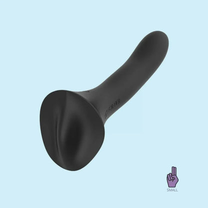 Fusion 2.0 WetForHer Silicone Harness Vibrating Dildo with Bumpy Base