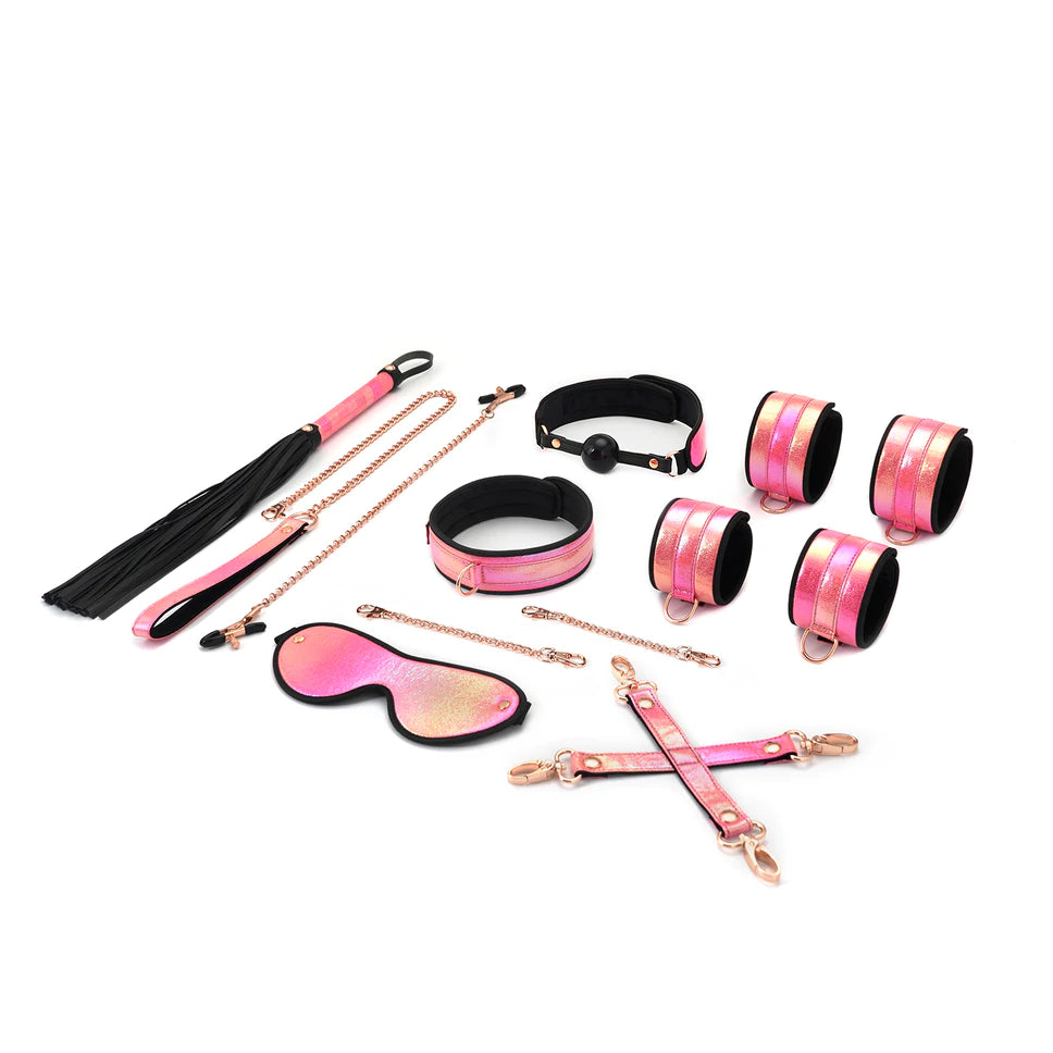 VIVID Sakura Iridescent Pink Vegan BDSM Bondage Kit