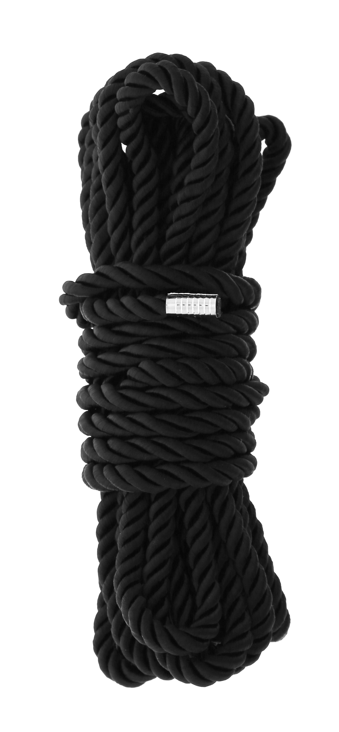 Silky Nylon Bondage Rope Black