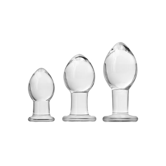 Glass Buttplug Anal Training Kit