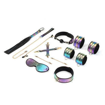 VIVID Iridescent Rainbow Unicorn Vegan BDSM Bondage Kit