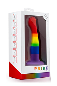 Avant P1 Freedom Gay Pride Silicone Dildo with Suction Cup