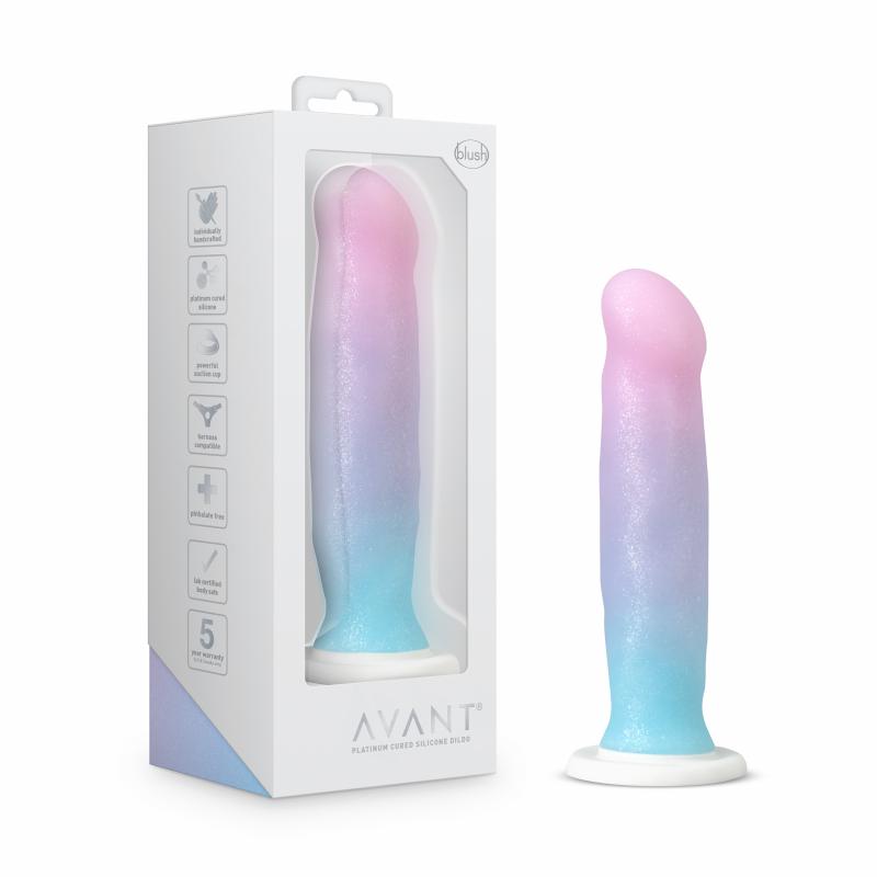 Avant Lucky Silicone Unicorn Dildo with Suction Cup