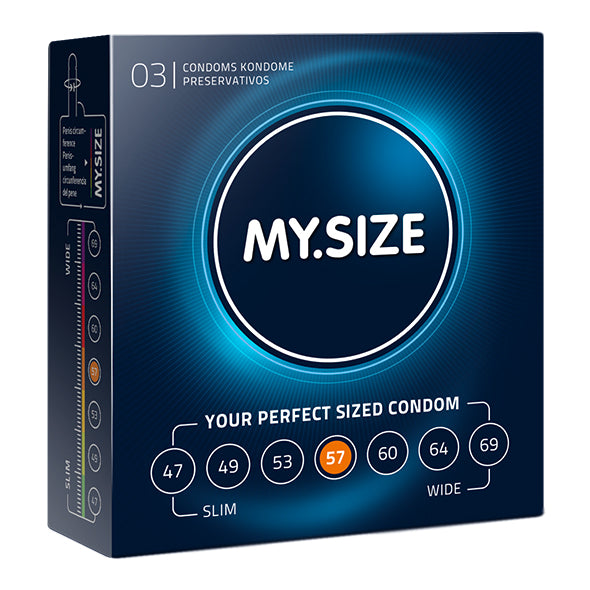 My Size Natural Latex Condoms 3 Pieces