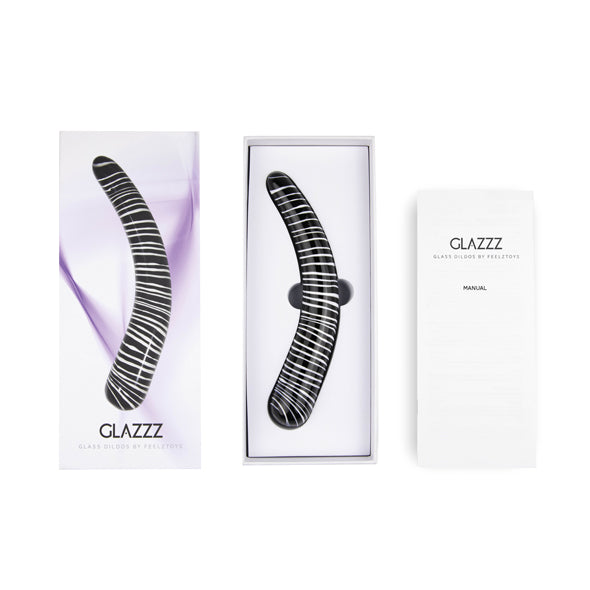 Dark Desire Curved Glass Dildo