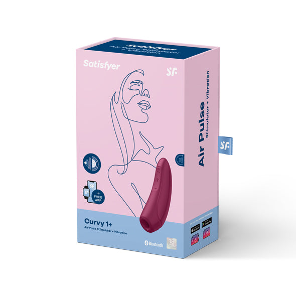 Satisfyer Curvy 1+ Air-Pulse Stimulator + Vibrations