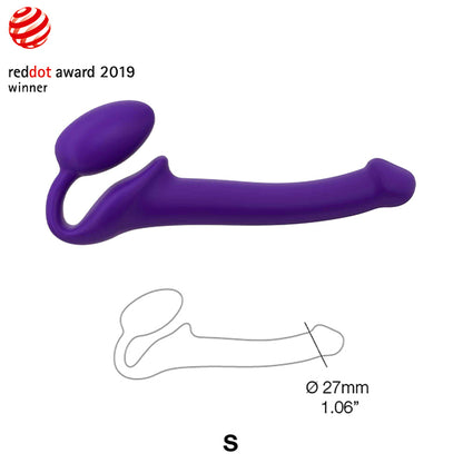 Strap-On-Me Semi-Realistic Bendable Double-ended Strapless Dildo