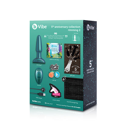 Rimming Plug 2 with Remote Control by B-Vibe