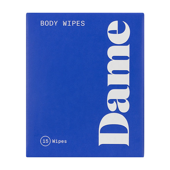 Biodegradable pH-balanced Body Wipes by Dame