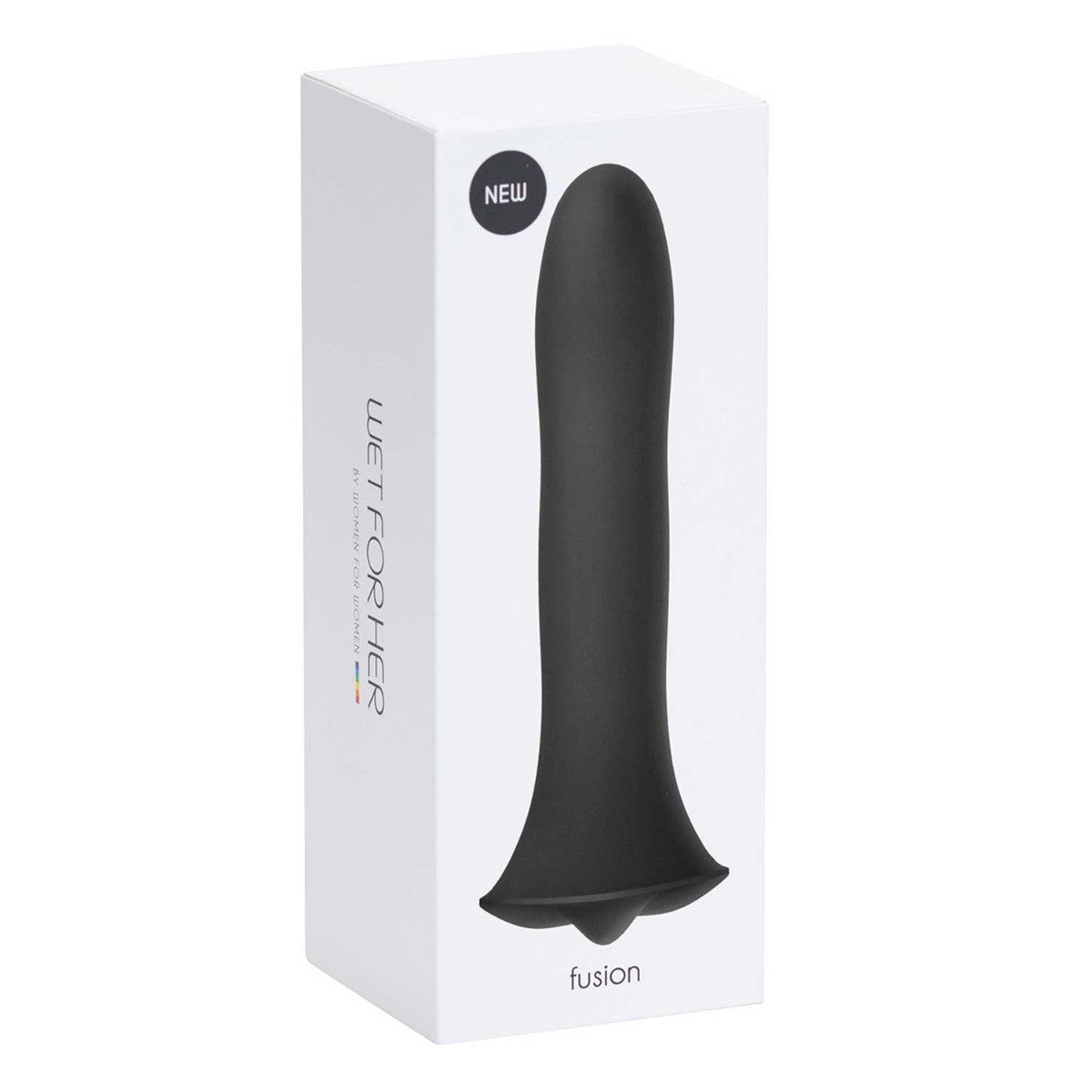 Fusion WetForHer Silicone Harness Dildo with Bumpy Base