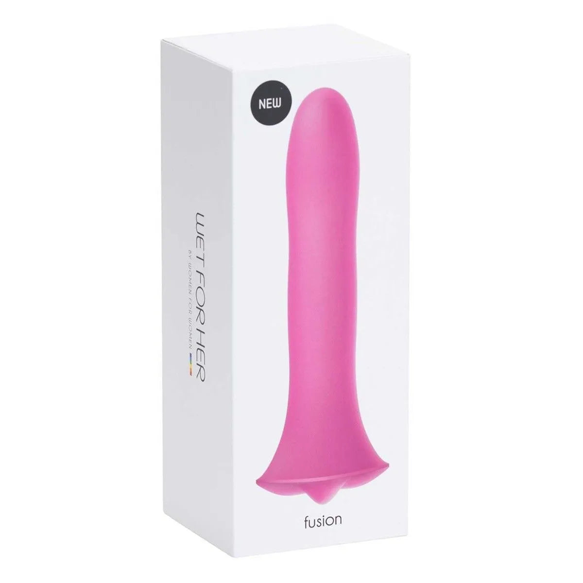 Fusion WetForHer Silicone Harness Dildo with Bumpy Base