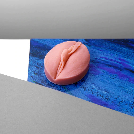 Handmade Vulva Shaped Soap: Rose and Shea Butter